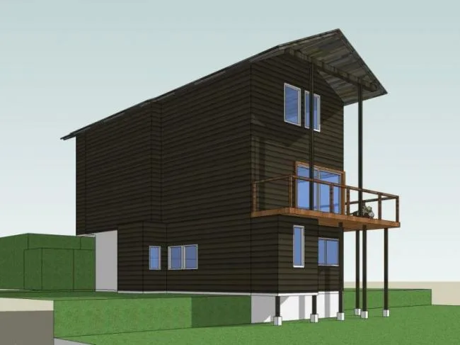 Sketchup Villa Model | Solo Villa, Modern Style