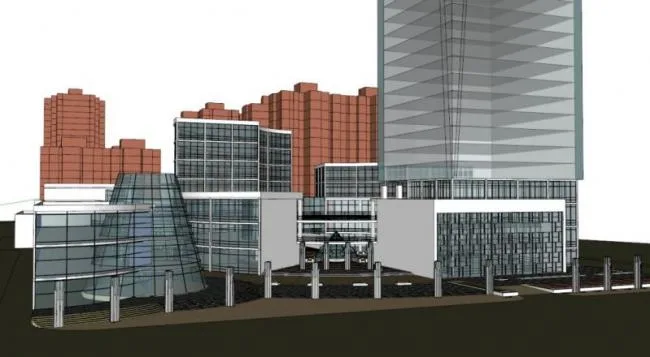 Sketchup Complex Model | Multi story High rise Complex, Modern Style