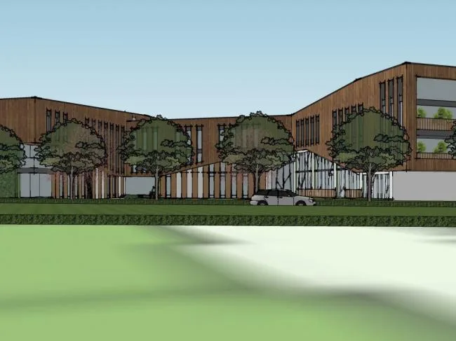 Sketchup School Model | Multi story Kindergarten, Educational Building, Modern Style
