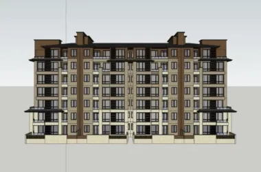 Classical Multi-Story Residential Model in SketchUp-BIM WORLD