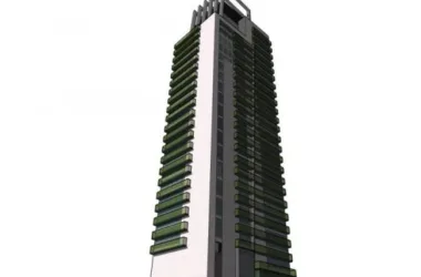 SketchUp Office Model | Modern Super High-Rise Office Building Design-BIM WORLD
