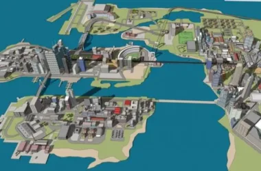 Sketchup Planning Model | Multi story Mixed City Planning, Modern Style-BIM WORLD