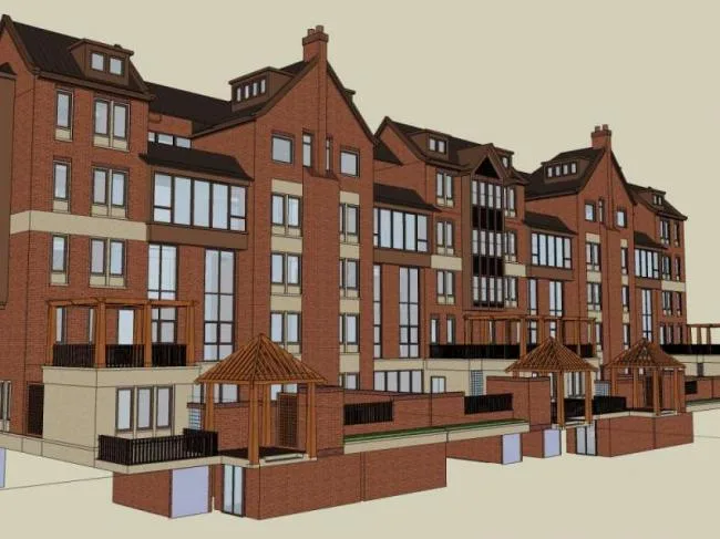 Sketchup Residential Model | Multi story Residence, Classical Style