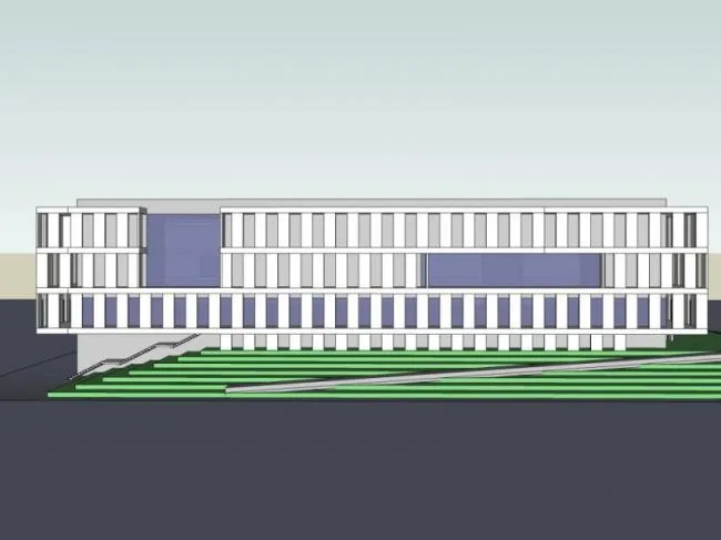 Sketchup Gymnasium Model | Multi story Gymnasium, Modern Style