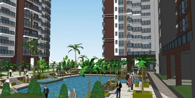 Sketchup Residential Model | High rise commercial and residential buildings, residential communities, residential buildings, modern style
