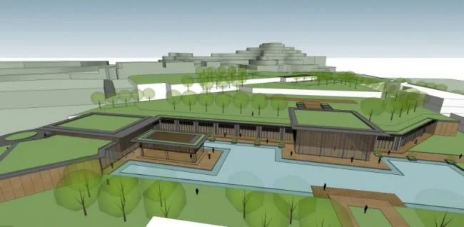 Sketchup Business Model | Clubhouse, Modern Chinese Style