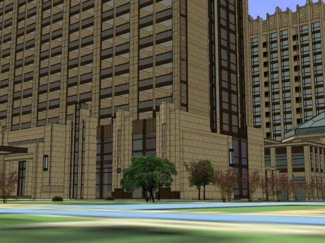 Sketchup Residential Model | High rise residential buildings, residential buildings, classical style