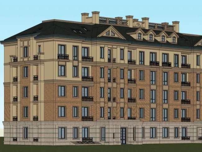 Sketchup Residential Model | Multi story Residence, Garden House, Classical Style