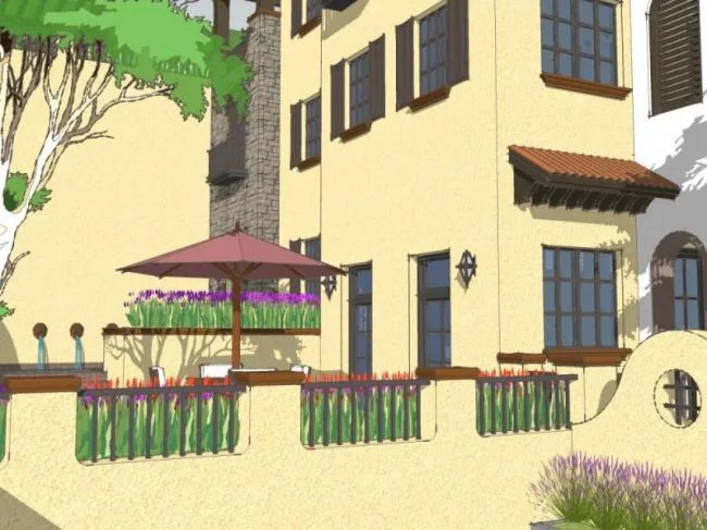 Sketchup Villa Model | Multi row Villa, Spanish Style
