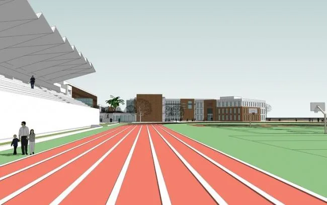 Sketchup School Model | Multi story School, Educational Architecture, Modern Style
