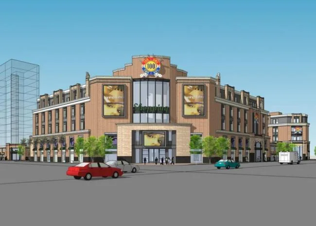 SketchUp Business Model | Multi-story Corner Commercial Building, European Style, Classical Style