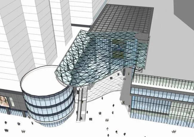 Creating Realistic Glass Canopy Materials in SketchUp