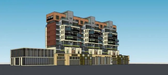 Sketchup Residential Model | Small and High rise Commercial Residential Buildings, Modern Style, Residential Buildings