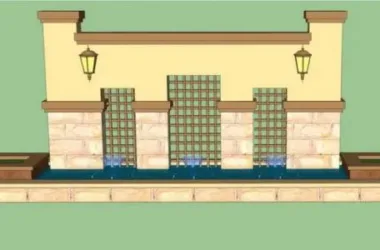 SketchUp Material Model: European Wall Landscape Components-BIM WORLD