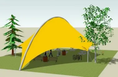 SketchUp Material Model: Stretch Film Landscape Texture Component-BIM WORLD