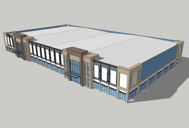 Sketchup Business Model | Factory to Shopping Center, Furniture City, Home Furnishings City