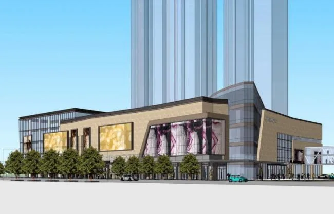 Sketchup Business Model | Multi story Commercial Complex, Modern Style