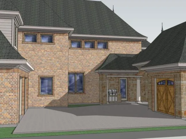 Sketchup Residential Model | Multi story Residence, Residential Building, Classical Style, European Style