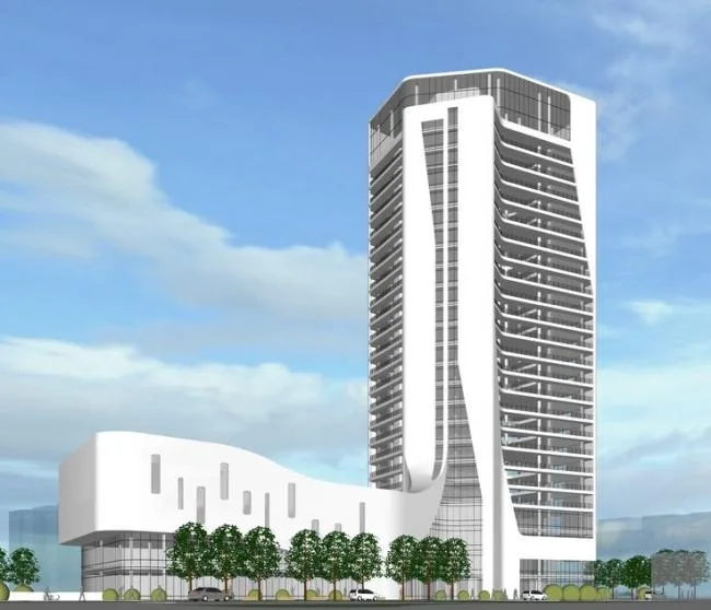 Sketchup Office Model | High rise office, office building, commercial podium, modern style