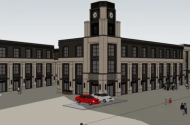 Classical Multi-Story Office Building Model in SketchUp-BIM WORLD