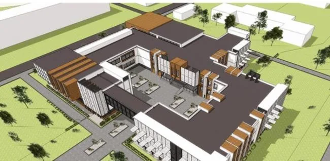 Sketchup School Model | Multi story Teaching Building, Campus, School, Educational Architecture, Modern Style