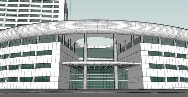 Sketchup Office Model | High rise Office Building, Modern Style