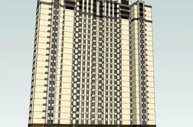 SketchUp Residential Models: Classical Style High-Rise Buildings-BIM WORLD