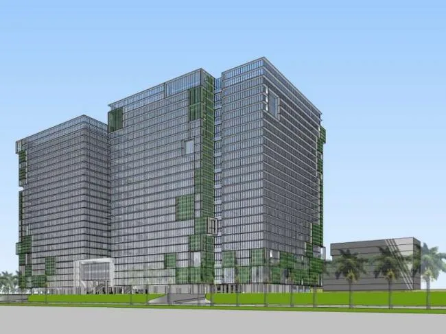 Sketchup Office Model | High rise Industrial Park, Office Building, Modern Style