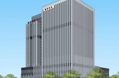 Modern High-Rise Office Building Model in SketchUp-BIM WORLD