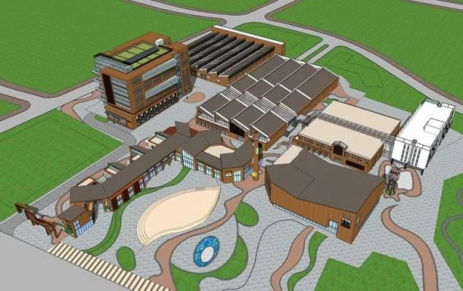 Sketchup Office Model | Multi story Office Building, Modern Style