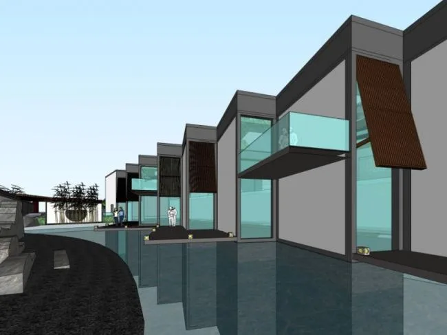 Sketchup Hotel Model | Multi story Hotel, Chinese Style