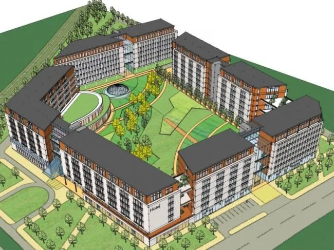 Sketchup Hotel Model | Multi story Hotel, Modern Style