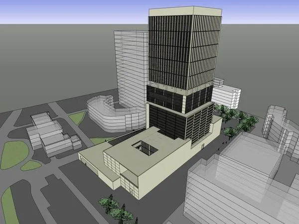 Sketchup Hospital Model | Multi story Hospital, Medical, Modern Style