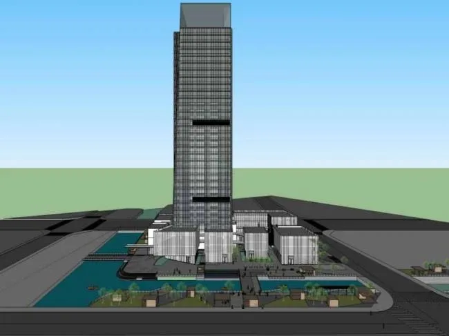 Sketchup Office Model | Super High rise Office Building, Office Building, Modern Style