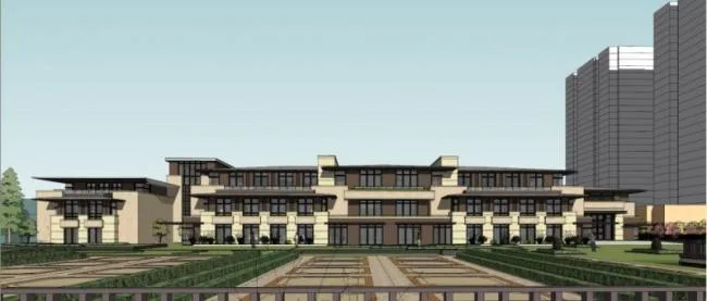 Sketchup School Model | Multi story Kindergarten School, Campus Educational Architecture, Classical Style