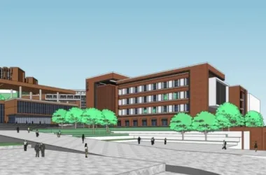 Modern Multi-Story School Building Design | Campus Educational Architecture in SketchUp-BIM WORLD
