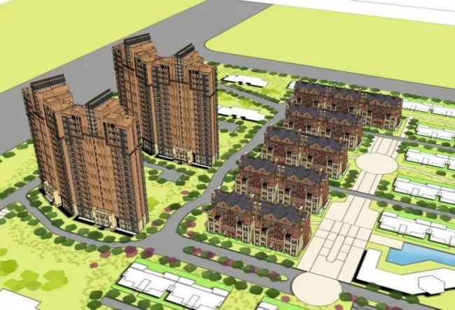 Sketchup Residential Model | High rise residential buildings, western-style houses, British style, residential buildings, classical style