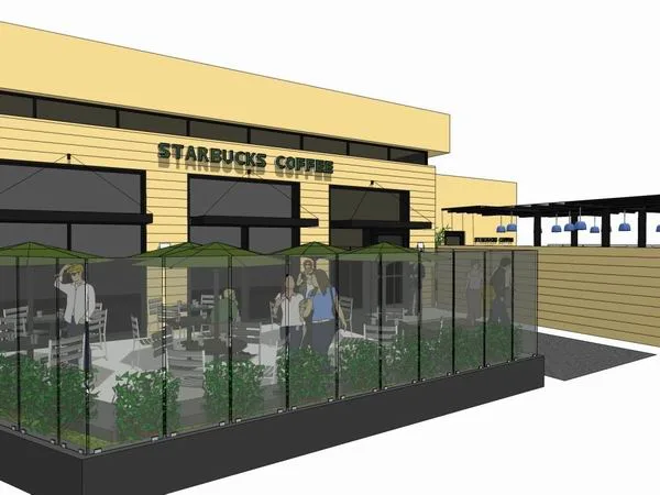Sketchup Business Model | Multi story Cafe, Commercial, Modern Style