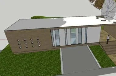Modern Solo Villa Design | SketchUp 3D Model-BIM WORLD