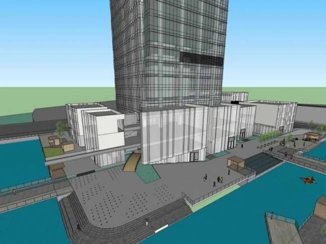 Sketchup Office Model | Super High rise Office Building, Office Building, Modern Style