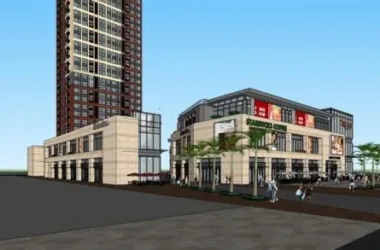 Dongguan Vanke Mixed-Use Complex: Modern Multi-Story High-Rise with Commercial Ground Floor and Residential Units-BIM WORLD