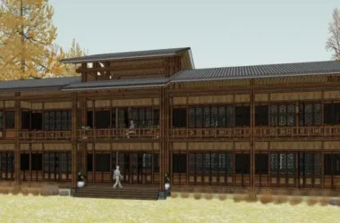 Modern Chinese Style Residential Model in SketchUp-BIM WORLD