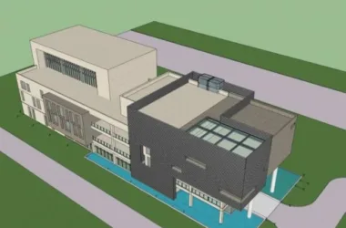 SketchUp Business Model: Modern Multi-Story Clubhouse Design-BIM WORLD