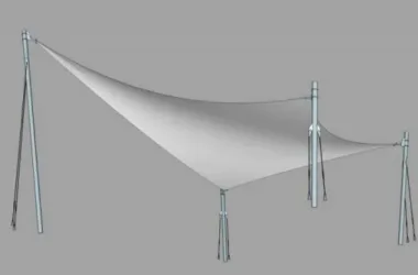 SketchUp Material Model: Stretch Film Landscape Texture Component-BIM WORLD
