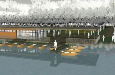 Modern Pier Landscape Design in SketchUp-BIM WORLD