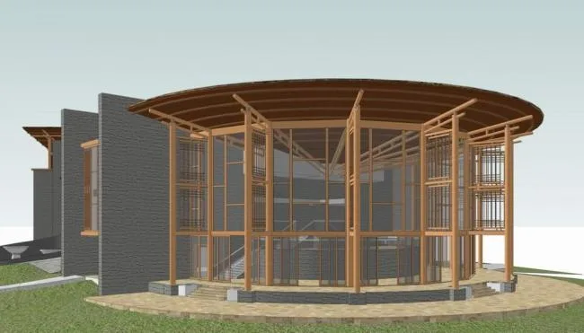 Sketchup Hotel Model | Multi story Mountain Hotel, Southeast Asian Style Hotel, Modern Style