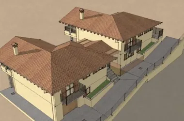Classical Stacked Villa Model in SketchUp-BIM WORLD