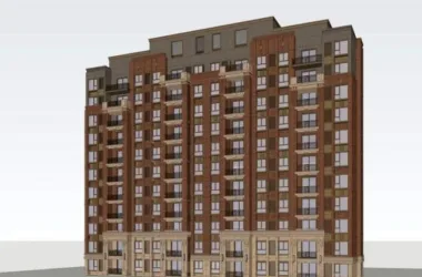 Neoclassical Red Brick Residential Models | Small High-Rise SketchUp Design-BIM WORLD