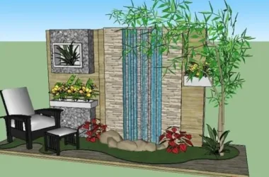 SketchUp Material Models: Landscape Wall Components and Textures-BIM WORLD