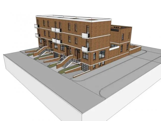 Sketchup Villa Model | Townhouse, Classical Style